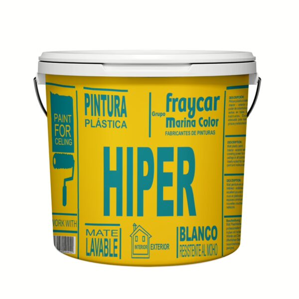 Pintura paredes y techos</span><br><SPAN STYLE="color:#595959;font-weight:bold;">Mate Hiper</span><br><SPAN STYLE="font-size:14px;color:#595959;">Calidad:</SPAN><img src="../../../1estrella.jpg">