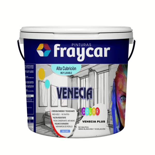 Pintura paredes y techos</span><br><SPAN STYLE="color:#595959;font-weight:bold;">Mate Venecia Plus [Sin Rebrillos]. 22Kg. </span><br><SPAN STYLE="font-size:14px;color:#595959;">Calidad:</SPAN><img src="../../../4estrellas.jpg">