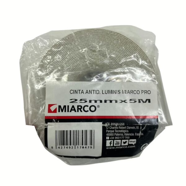 CINTA ANTID.LUMINIS MIARCO PRO 25mmX5m