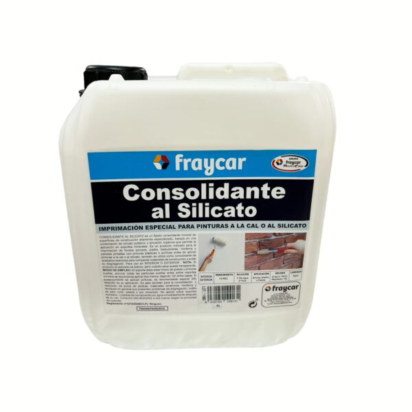 Preparación, fondos e imprimaciones<br><SPAN STYLE="color:#595959;font-weight:bold;">Consolidante al Silicato</span><br>