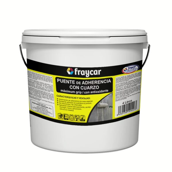 Preparación, fondos e imprimaciones<br><SPAN STYLE="color:#595959;font-weight:bold;">Puente De Adherencia Con Cuarzo</span>