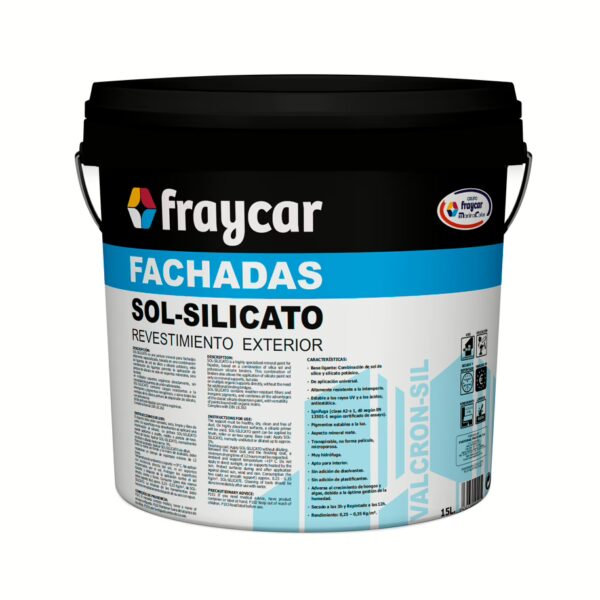 Pintura de fachadas<br><SPAN STYLE="color:#595959;font-weight:bold;">Sol-Silicato</span><br><SPAN STYLE="font-size:14px;color:#595959;">Calidad:</SPAN><img src="../../../5estrellas.jpg">