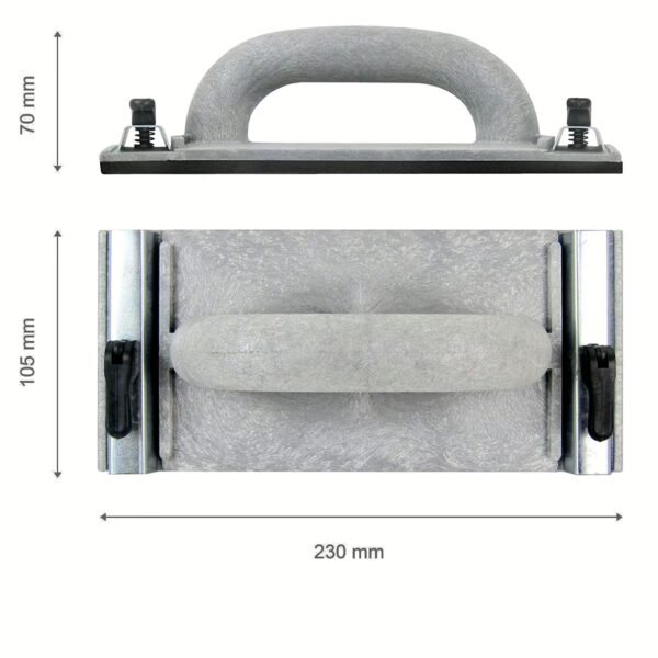 LIJADORA PAREDES/6MM/230X105MM