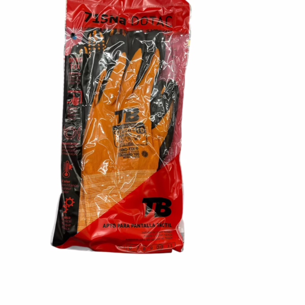 GUANTE NYLON NARANJA NITRILO PALMA BODERO